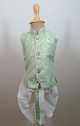 Pastel Grace Ethnic Ensemble Dhoti Set